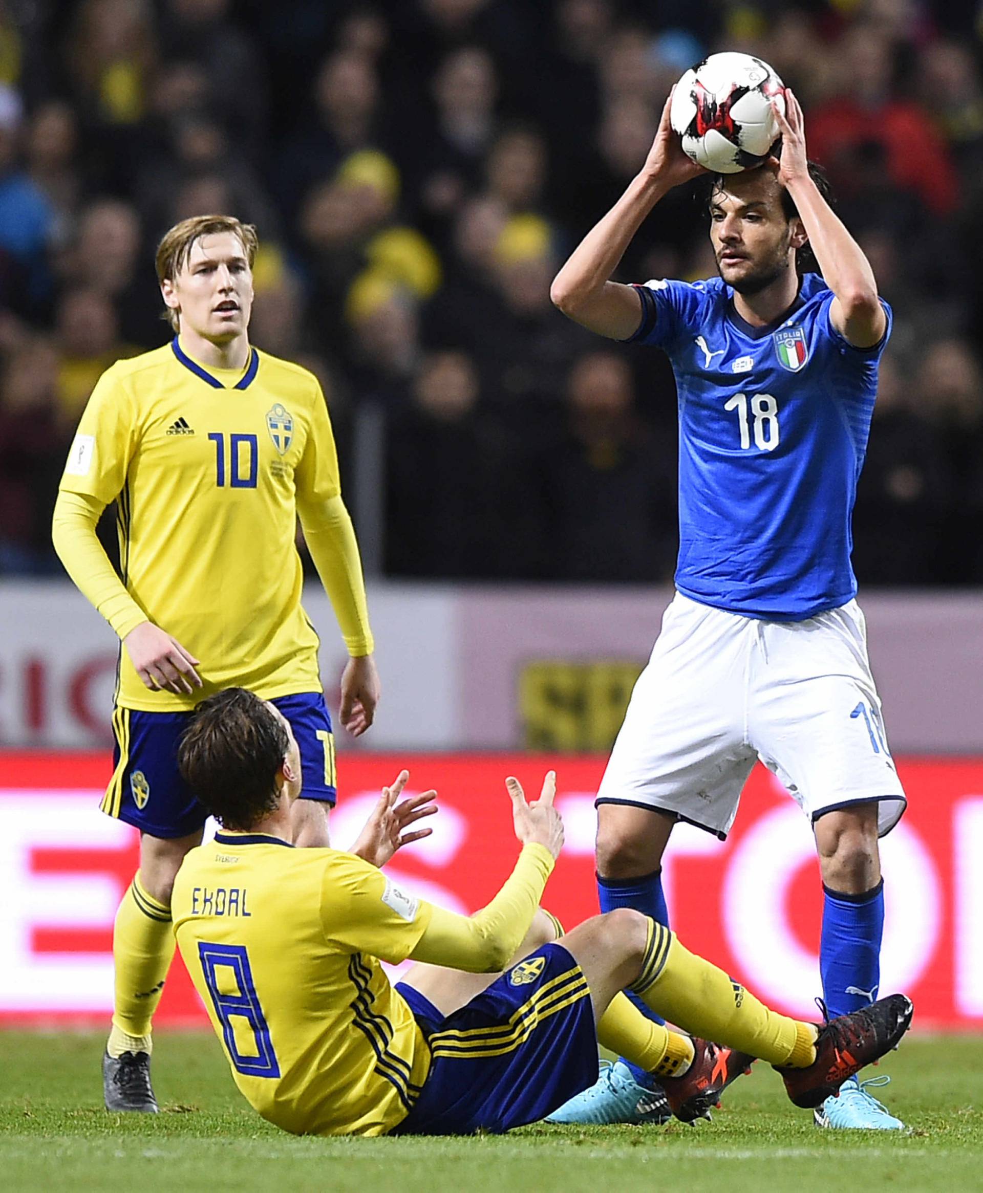 SWE, FIFA WM 2018 Qualifikation, Schweden vs Italien