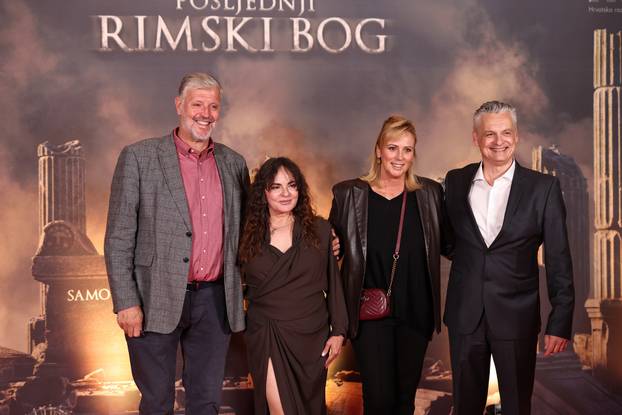 Zagreb: Premijera filma "Posljednji rimski bog" Domagoja Burića