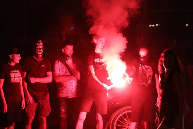 Pula: Pula slavi pobjedu Hrvatske nad Ganom
