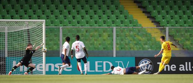 England U21 v Romania U21 - UEFA European Under-21 Championship - Group C - San Marino Stadium