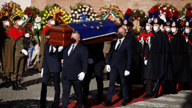 Funeral held in Rome for European Parliament President Sassoli