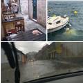 Nevrijeme haralo Hrvatskom: Pijavica kod Dubrovnika, ceste pod vodom, potonule brodice