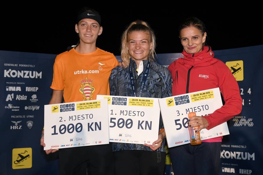 Zagreb: Dodjela nagrada pobjednicima noÄne utrke 00:24 RUN