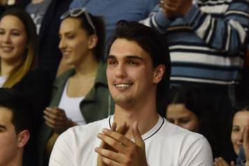 NBA zvijezda Dario Saric na utakmici Prvenstva Hrvatske, GKK Sibenik - KK Zadar