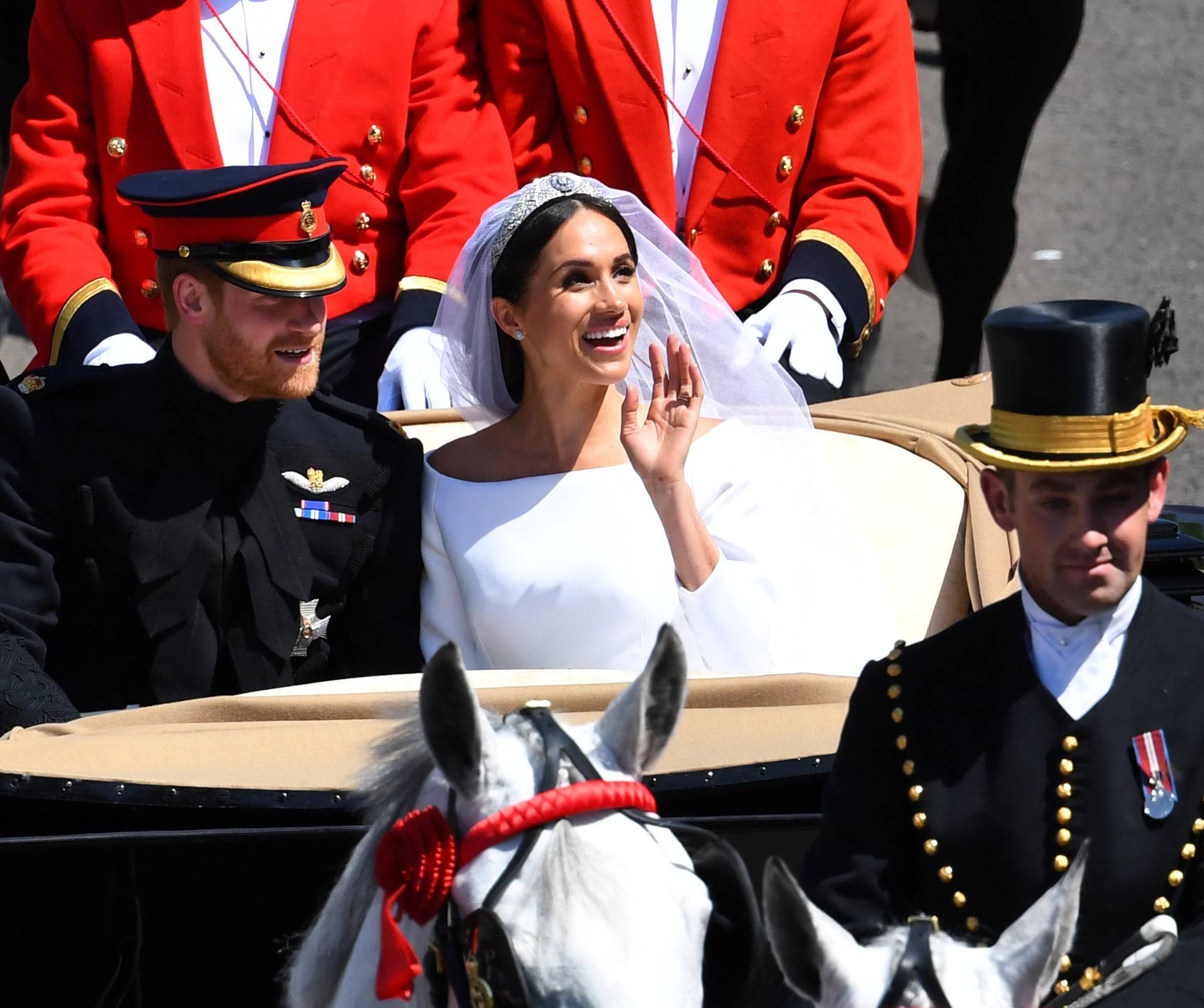 Prince Harry, Queen Elizabeth's grandson, marries U.S. actress Meghan Markle in Windsor