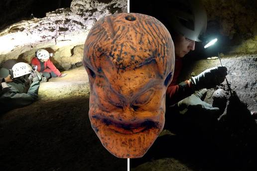 MISTERIJ GR&Ccaron;KE MASKE Skrivala se 2500 godina u Crnom jezeru: 'U toj &scaron;pilji bili su razni obredi'