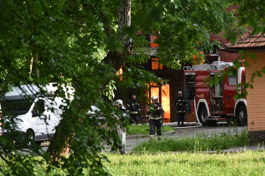 Požar u 'Staroj Zagrepčanki': Nad gradom se nadvio crni dim