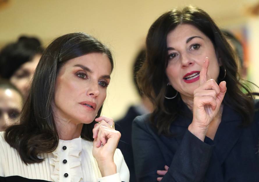 Zagreb:  Sanja Musić Milanović i  kraljica Španjolske posjetile su  Polikliniku za rehabilitaciju slušanja i govora SUVAG