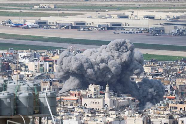 Escalation between Hezbollah and Israel, amid the U.S.-Israeli conflict with Iran, in Beirut