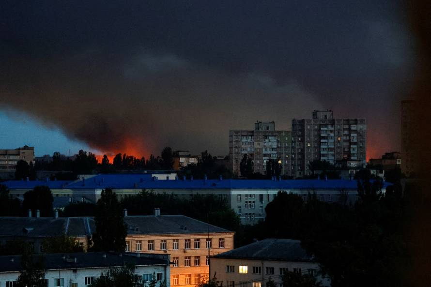 Aftermath of Russian drone and missile attacks in Kyiv