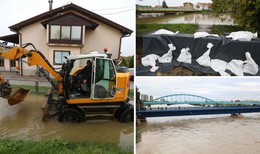 FOTO Sava se izlila iz korita u Zagrebu, Kupa raste i stvara nemile probleme u Karlovcu