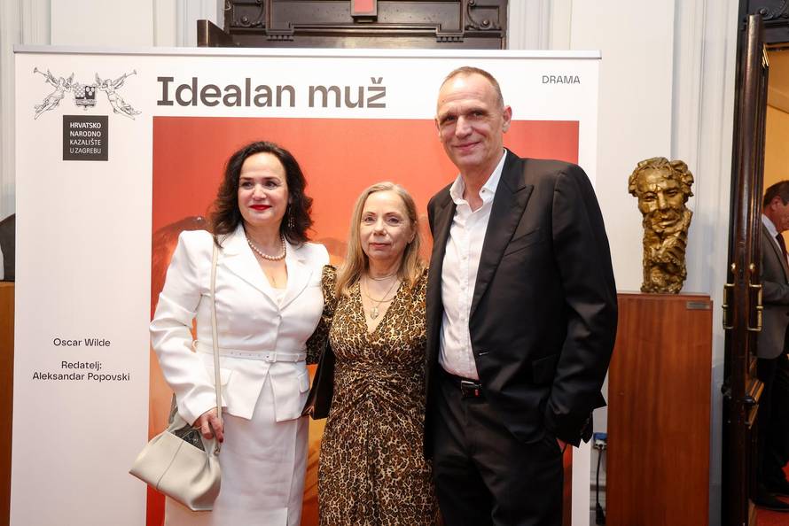 Zagreb: Poznati na premijeri predstave "Idealan muž"