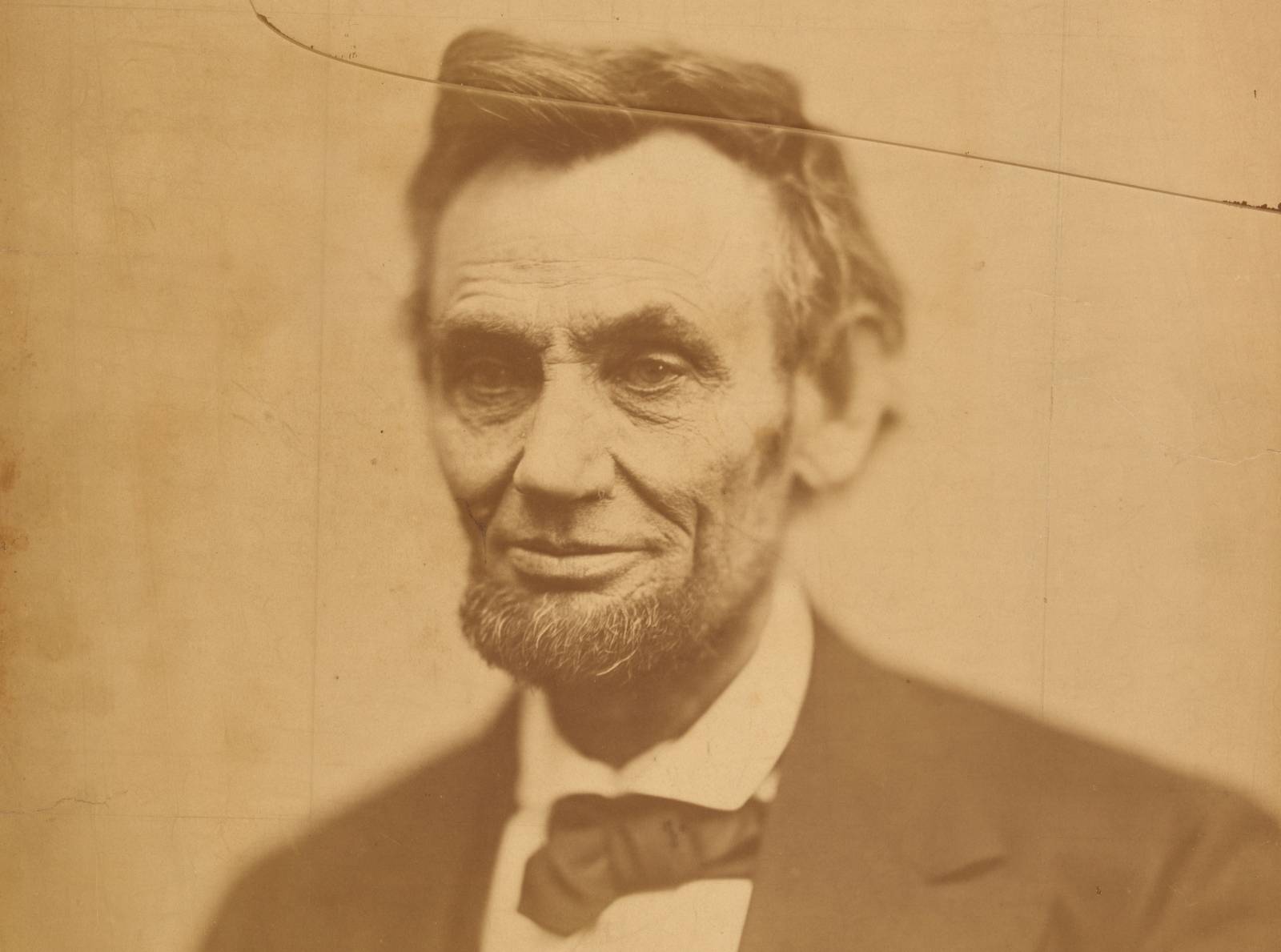 U.S. President Abraham Lincoln is seen in February 1865, just two months before his assassination