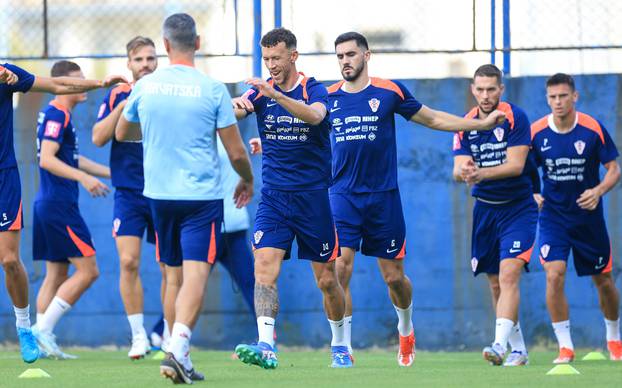 Zagreb: Trening hrvatske nogometne reprezentacije