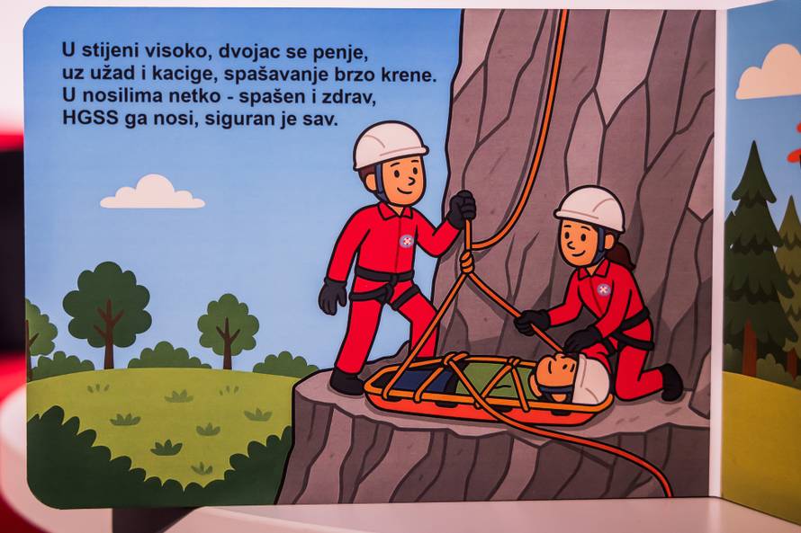 Slikovnica 'HGSS u akciji': Djeci smo pokazali gdje su opasnosti i tko će im tada pomoći