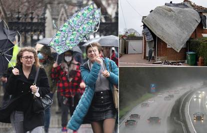 FOTO/VIDEO: Oluja Eunice ubila 13 ljudi, promet u kolapsu, neki dijelovi Europe ostali bez struje