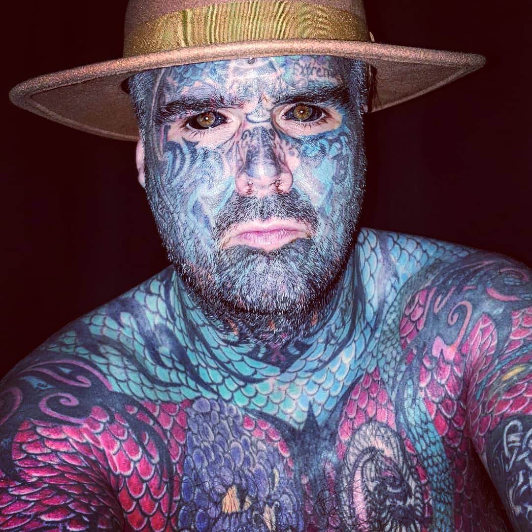 EXCLUSIVE: 'Britain's Most Tattooed Man' is 'quitting the ink' to save money to pay off mortgage