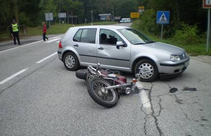 Plitvice: Motorist ozlijeđen u sudaru s automobilom 