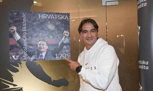 FOTO Izbornik Zlatko Dalić na predstavljanju poštanske marke u čast Miroslavu Ćiri Blaževiću