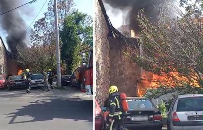 VIDEO Zapalio se auto otpad na Vukovarskoj u Zagrebu: 'Smrdi po plastici, ulica je zadimljena'