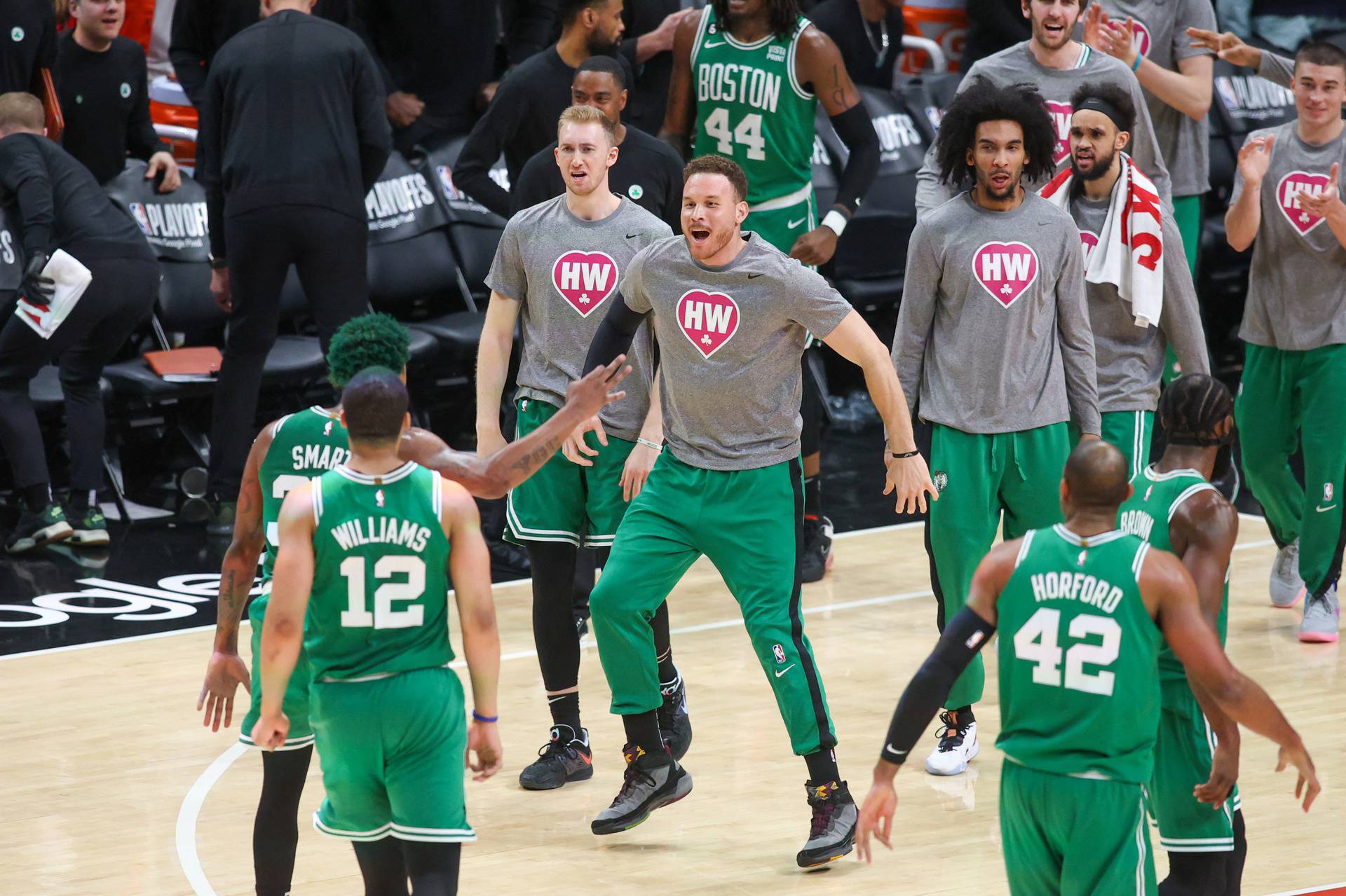 NBA: Playoffs-Boston Celtics at Atlanta Hawks