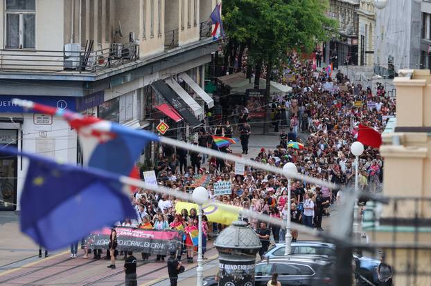 Zagreb: 25. Povorka ponosa LGBTIQ zajednice "Korak po korak, iskorak!"