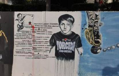 Torcida naslikala mural u čast djece stradale u Vukovaru...