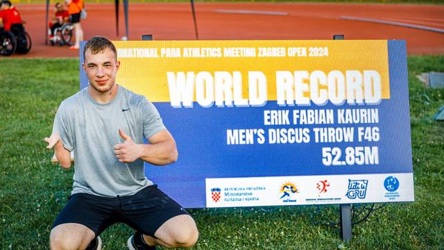 Erik Fabian Kaurin postavio svjetski rekord u bacanju diska!