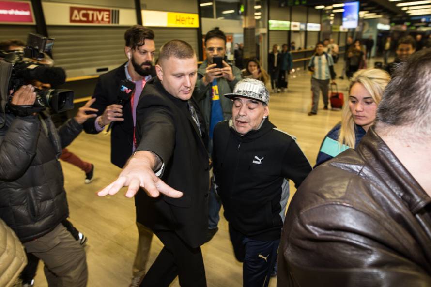 Ljutiti Diego stigao u Zagreb i odmah se obrušio na novinare