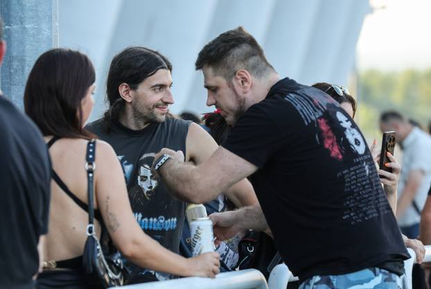 Zagreb: Atmosfera oko Arene uoci koncerta Marilyna Manson.