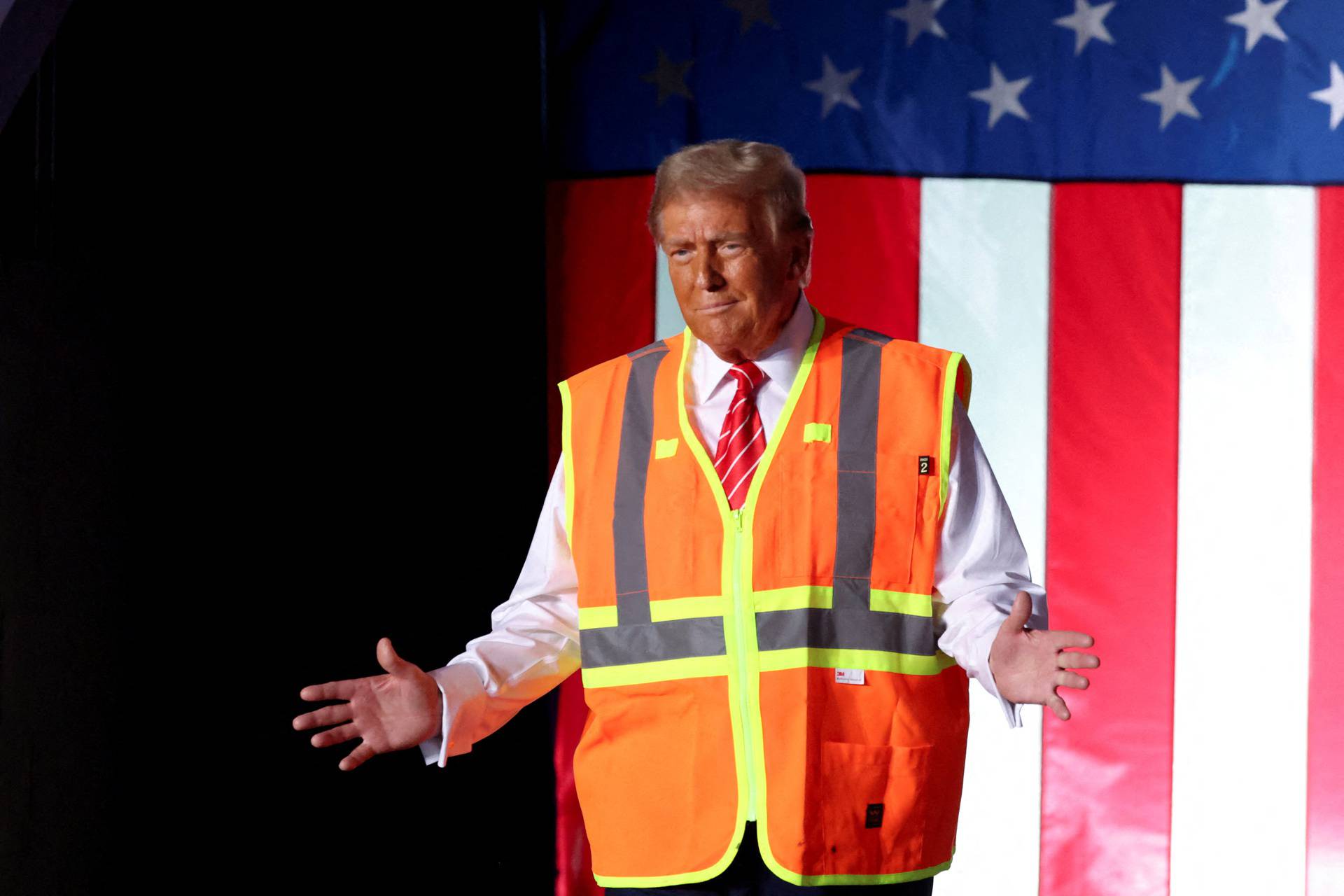 Republican presidential nominee and former U.S. President Trump holds a rally in Green Bay