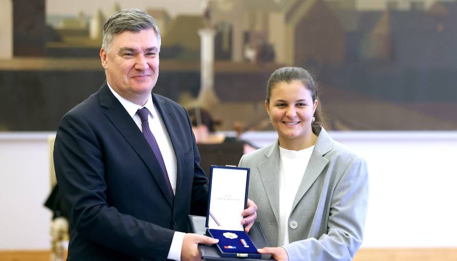 Zagreb: Zrinka i Amir Ljutic odlikovani Redom Danice hrvatske