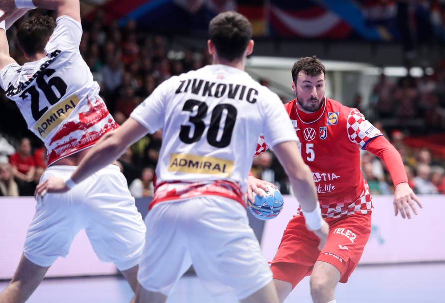 Hrvatska i Austrija susreli se u drugom krugu Europskog prvenstva u rukometu
