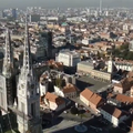 Zagreb iz zraka: Razrušene su zgrade, katedrala je bez tornja