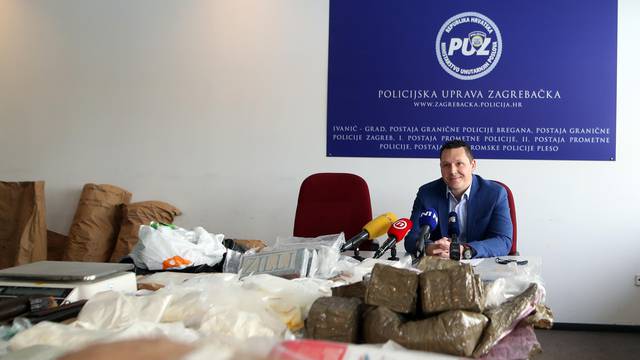Zagreb: Policija u opsežnoj akciji zaplijenila drogu vrijednu 10 milijuna kuna