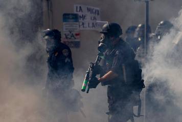 Protest against federal immigration sweeps, in Los Angeles