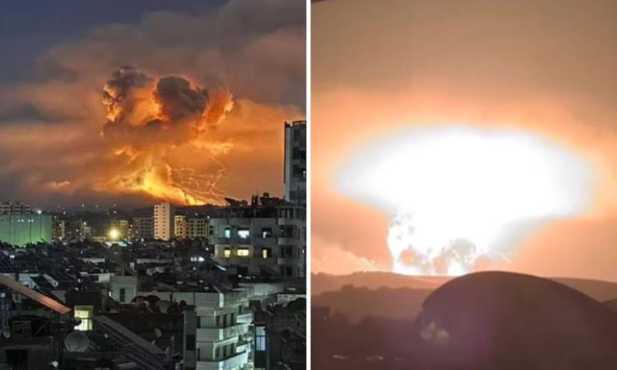 VIDEO Izrael bacio megabombu na Siriju! Richterova skala ju je zabilježila kao potres od 3.0!