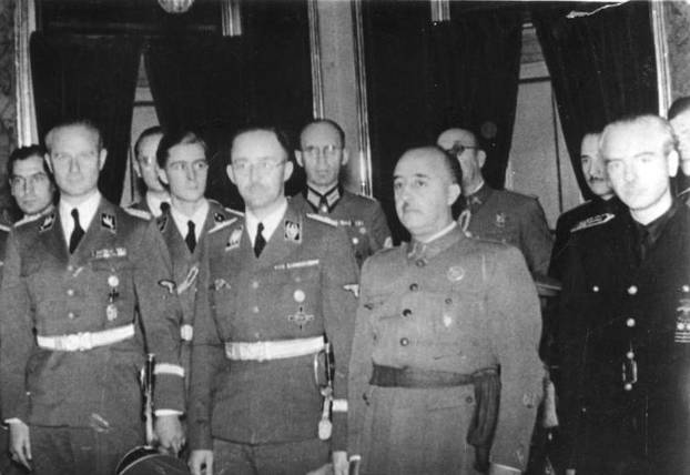 Spanien, Heinrich Himmler bei Franco