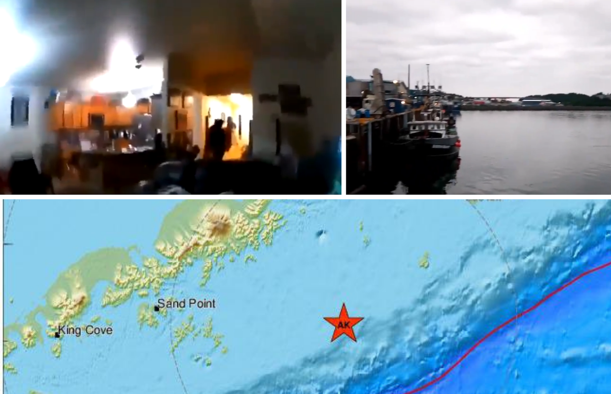 Jeziva snimka: Sirene diljem Aljaske nakon potresa, pogledajte kako trese na 8,2