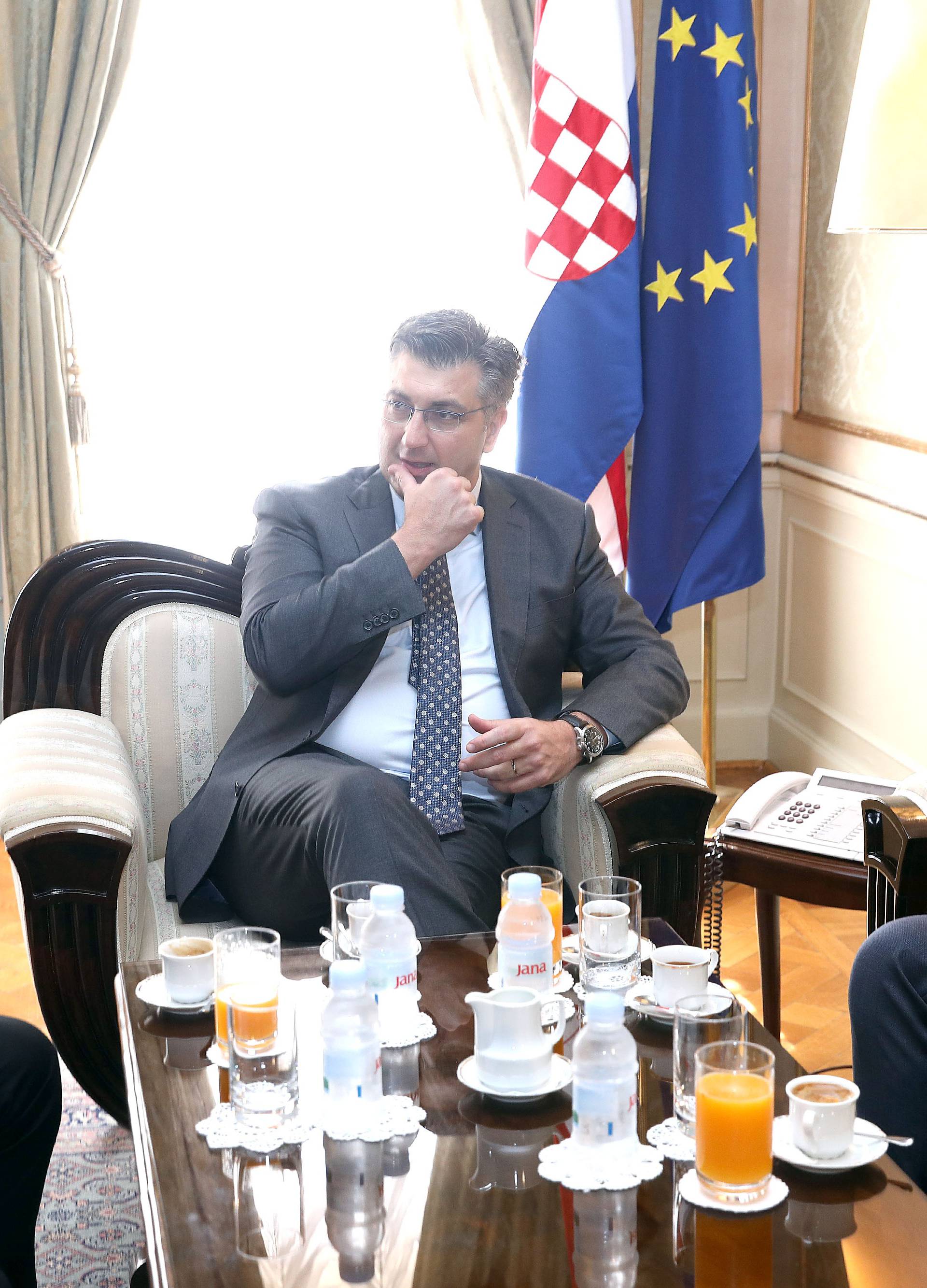 Zagreb: Premijer PlenkoviÄ primio izvanrednog povjerenika za Agrokor