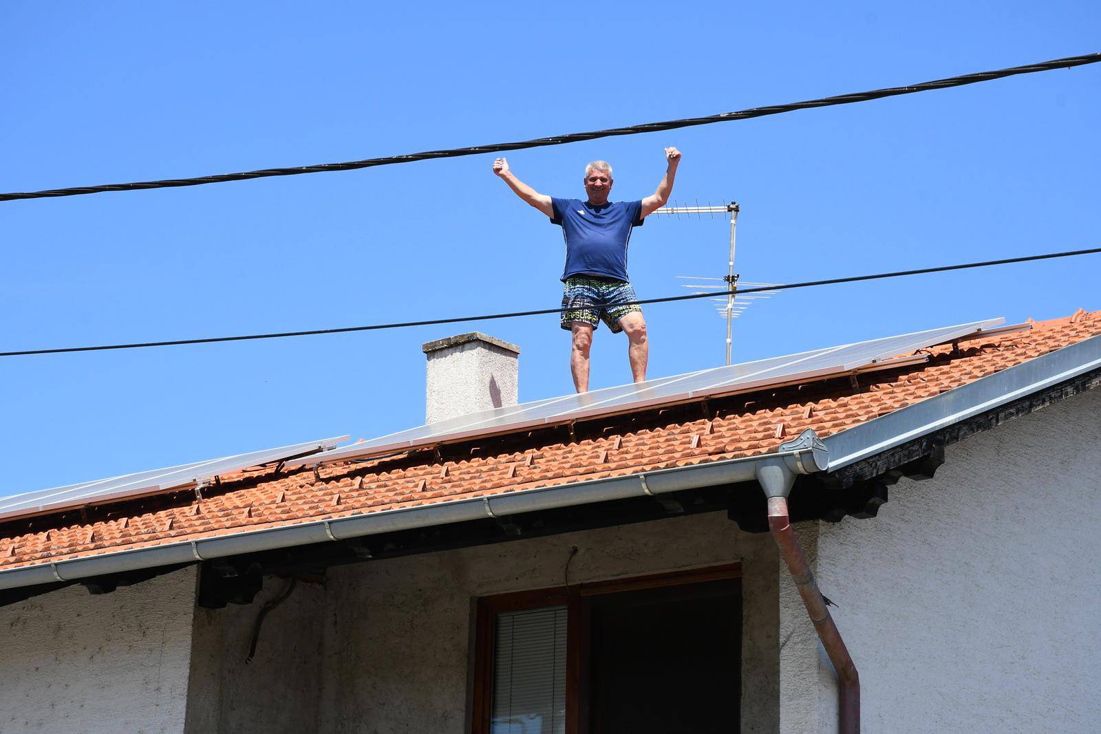 Križevci: Solarni paneli na krovu kuće