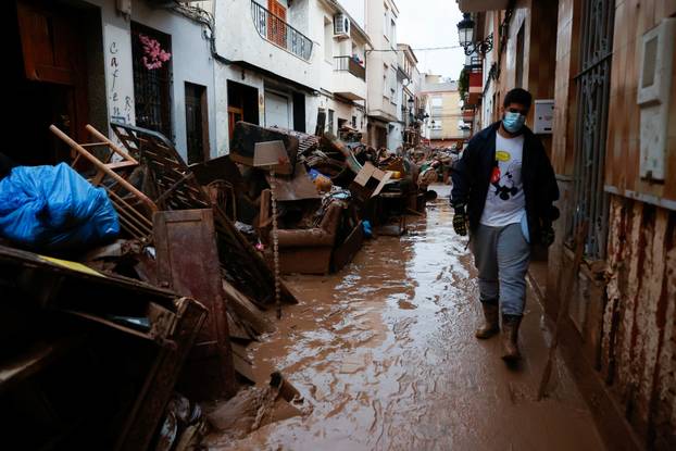 Aftermath of floods in Spain