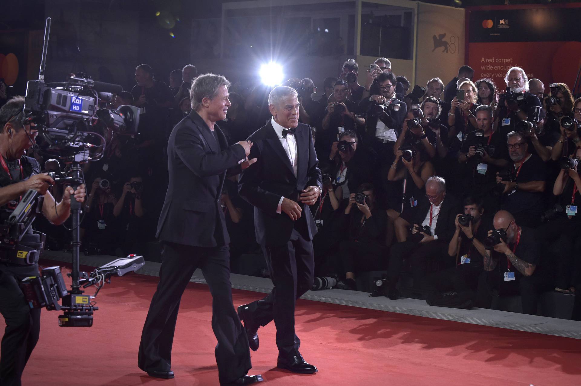 "Wolfs" Red Carpet - The 81st Venice International Film Festival