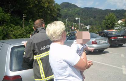 Drama u Krapini: Beba ostala zarobljena u zaključanom autu