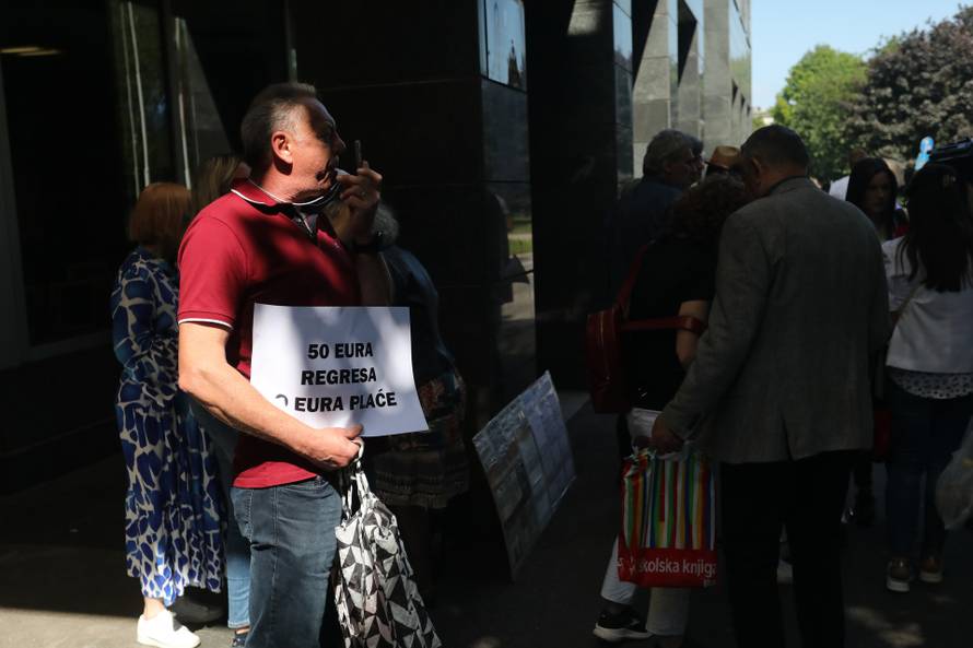 Zagreb: Prosvjed Sindikata pravosudne policije