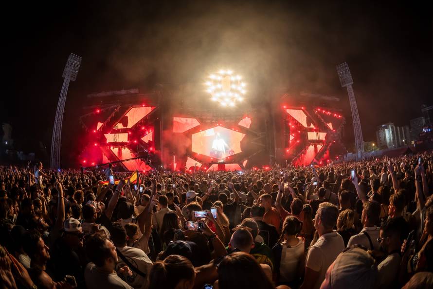 10.07.2026. Split -  Prva večer Ultra Europe Festivala DJ Afrojack. 