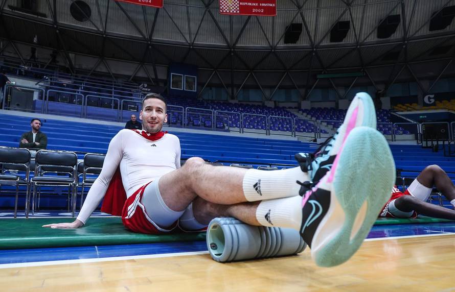 Zagreb: Košarkaški reprezetativci Hrvatske odradili trening