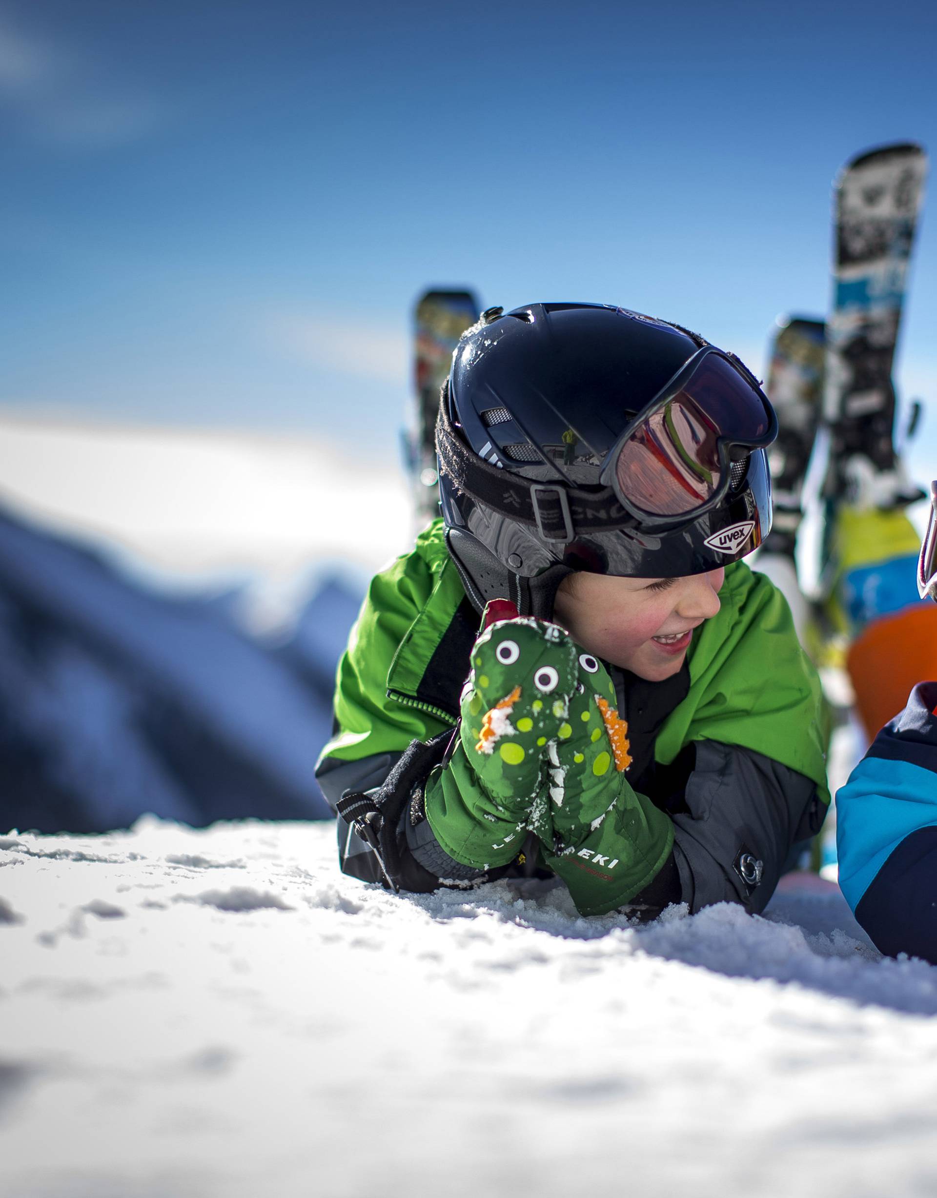 Nachwuchs-Skifahrer am PrÃ¤bichl, Hochsteiermark 