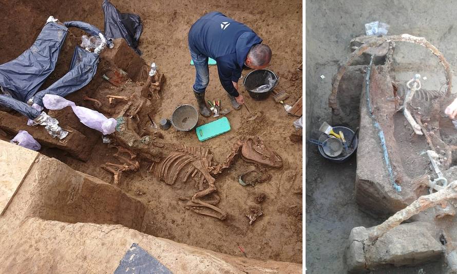 Veliko otkriće kod Vinkovaca: Pronašli rimska kola s konjima!