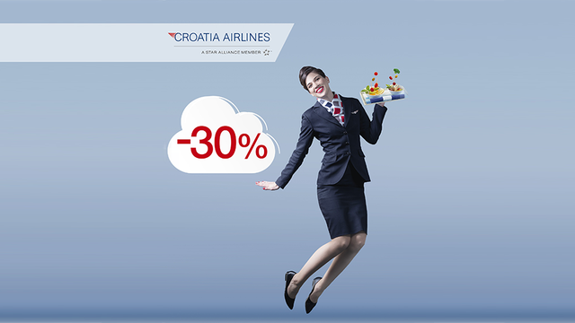 Croatia Airlines slavi 30. rođendan uz 30% popusta!